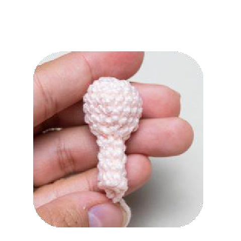 Crochet antenna base