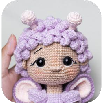 Stuffing crochet antenna lightly