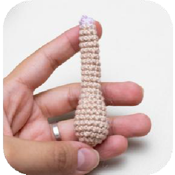 Doll's body with attached legs