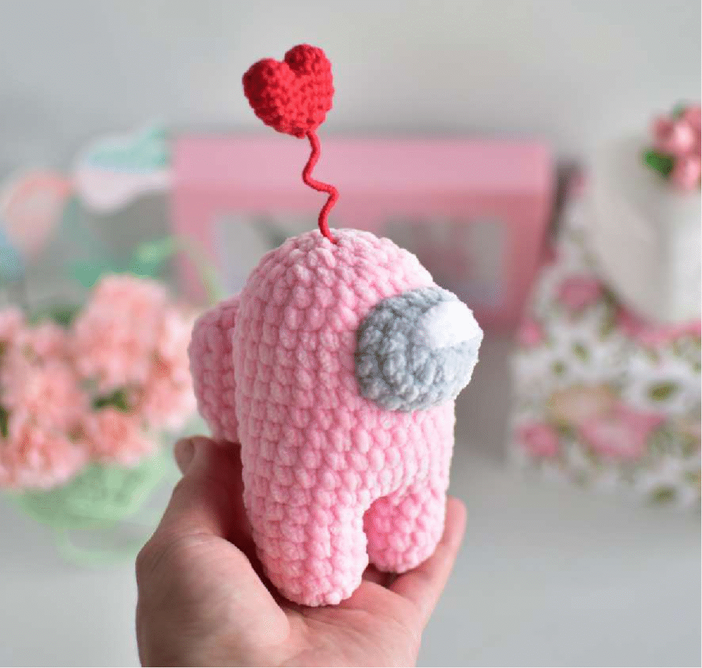 Blast Off! Crochet Adorable Heart Cosmonaut (Free)