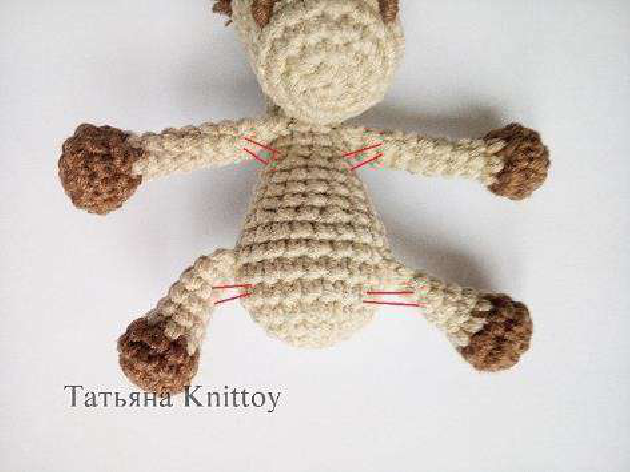 Attaching tail strands