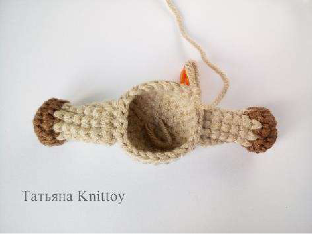 First lower leg attached