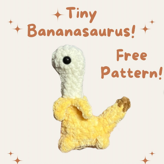 bananasaurus crochet pattern free