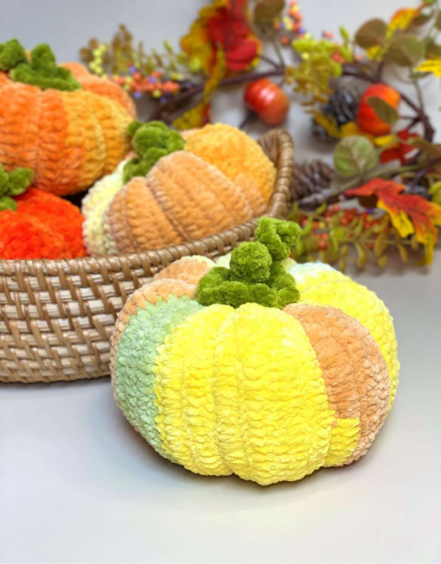 Crochet Adorable Plush Pumpkins!