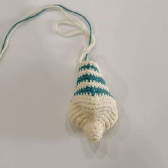 Crochet Side Fin Progress 1