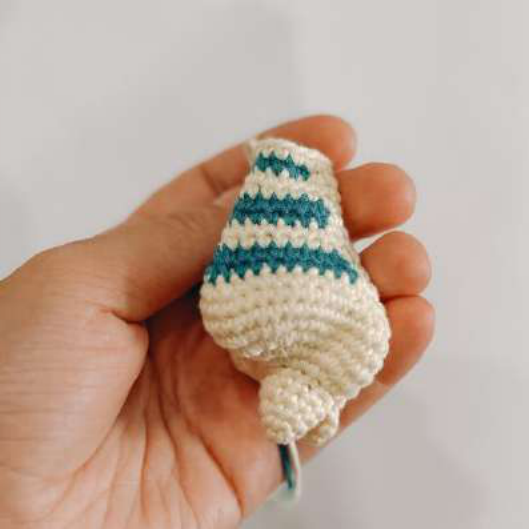 Crochet Side Fin Progress 2