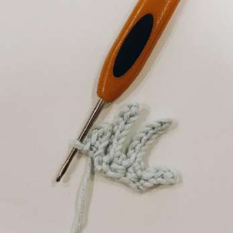 Crochet Flounder Eye Piece