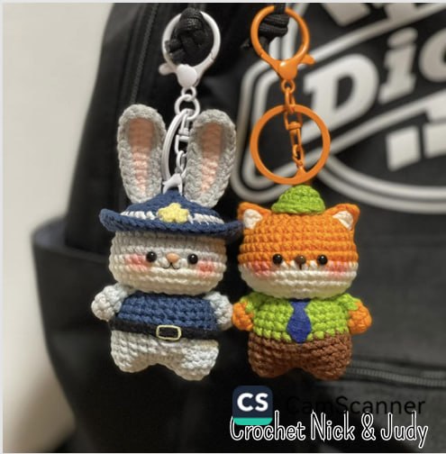 Zootopia’s Nick & Judy Amigurumi Pattern