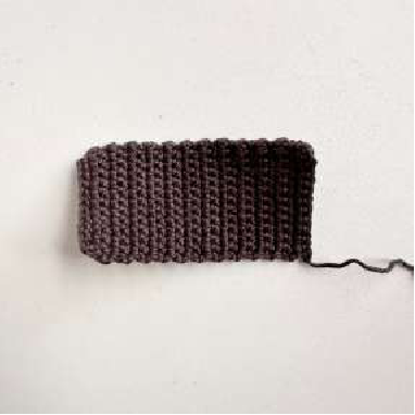 Step 2 of making a bobble stitch in crochet