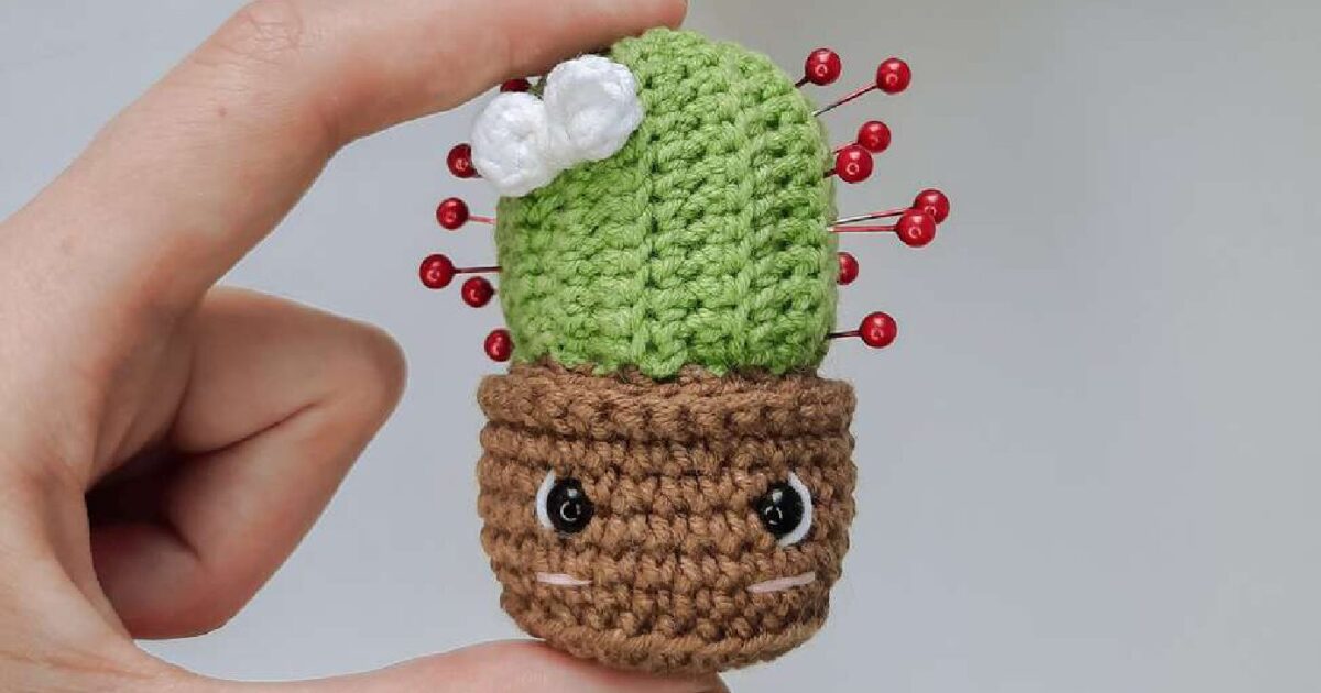 Adorable Easy DIY Crochet Cactus Pattern