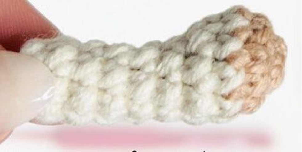 Close-up of Amigurumi Crochet Pattern