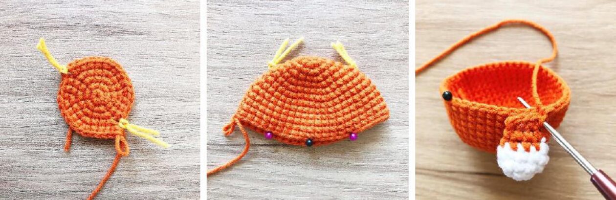 Crochet Head and Body Progression