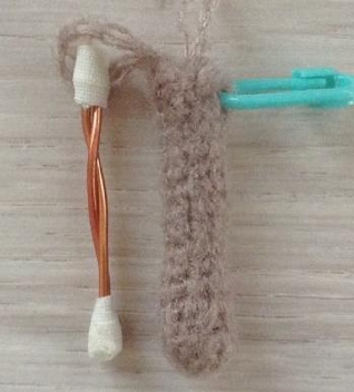 Finished Crochet Arms